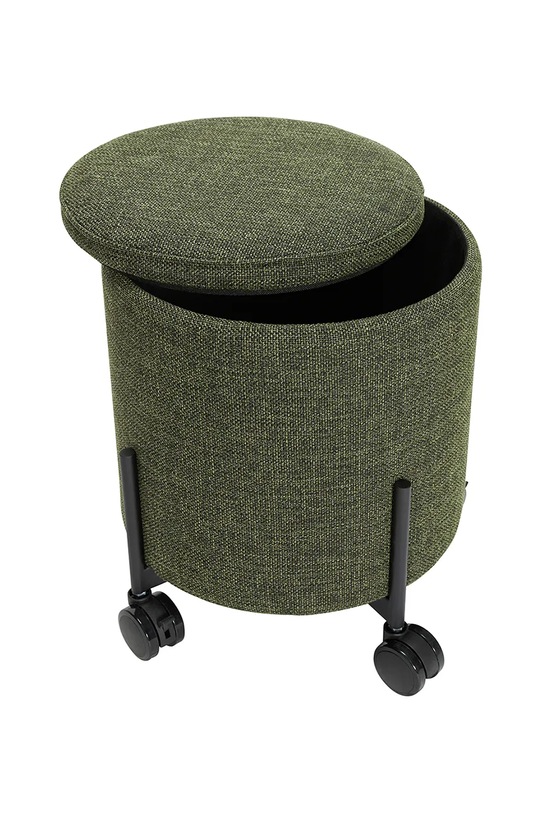 Hübsch puff tárolóval Contain Pouffe 021701 zöld AA00