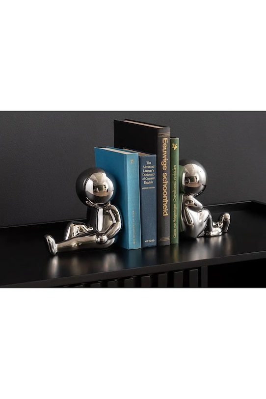 Obývacia izba a spálňa Knižné zarážky Present Time Bookend Joey 2-pak PT4076CH viacfarebná