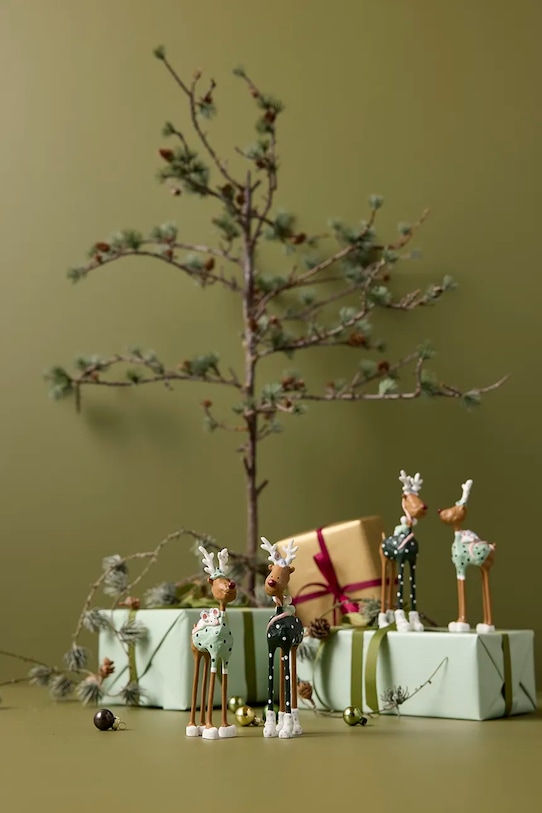 Новогодняя декорация Medusa-Copenhagen Mr & Mrs Rudolf 2024 2 шт 34326