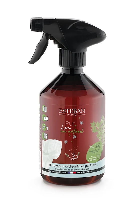 Esteban agent pentru curatarea diferitelor suprafete Natural Pur Lin 500 ml multicolor LIN.037