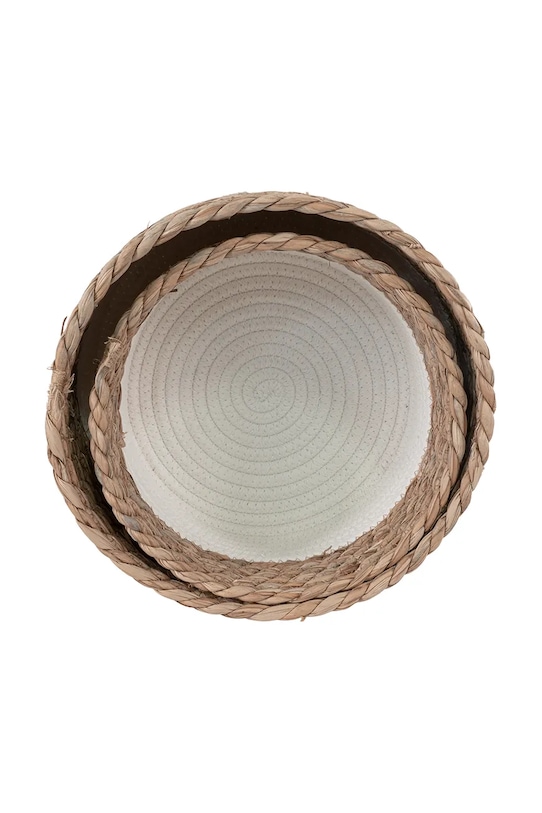 Набір кошиків для зберігання House Nordic Tanta 2-pack білий 4401531