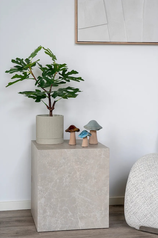 House Nordic figurina decorativa Mushrooms 3-pack 4442061 verde