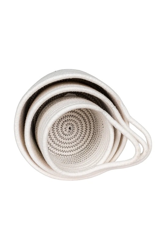 House Nordic zestaw koszy do przechowywania Algar 3-pack biały 4401533