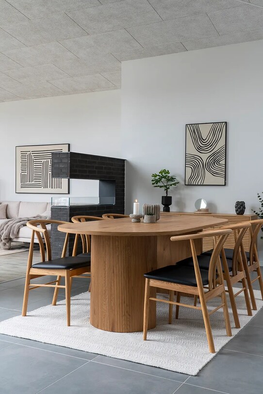 Декоративна ваза House Nordic 4441776 чорний