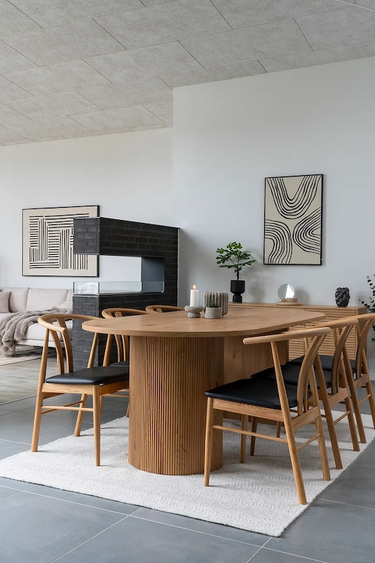 Dekorativna vaza House Nordic 4441776 črna