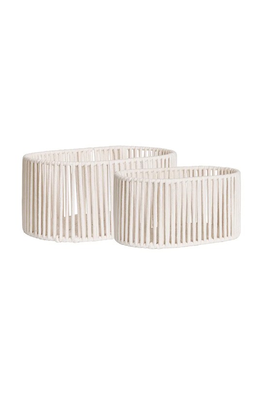 Набір кошиків для зберігання House Nordic Arese 2-pack білий 4401560