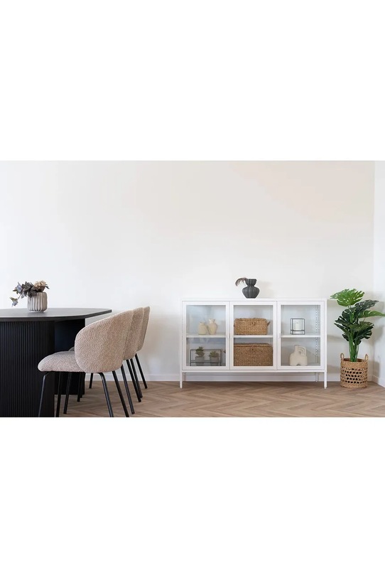 Dekorativna vaza House Nordic 17,2 x 19,4 cm 4441775 črna