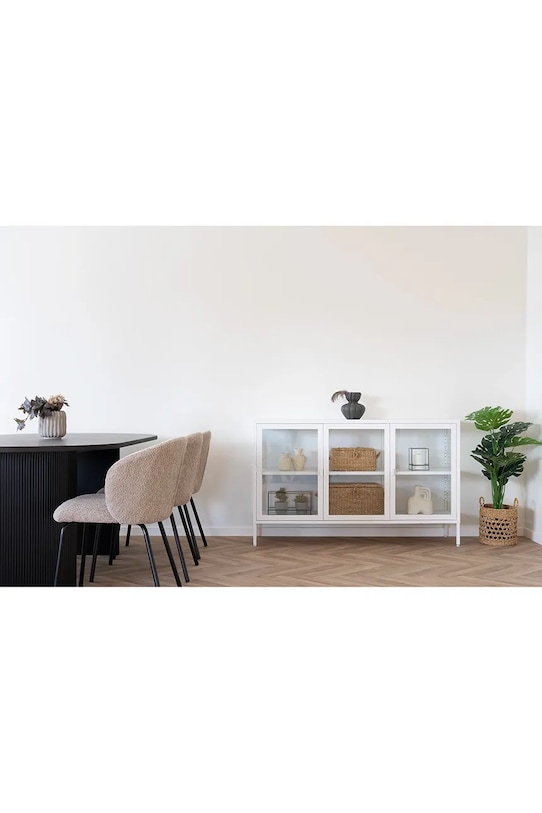 House Nordic vază decorativă 17,2 x 19,4 cm 4441775 negru