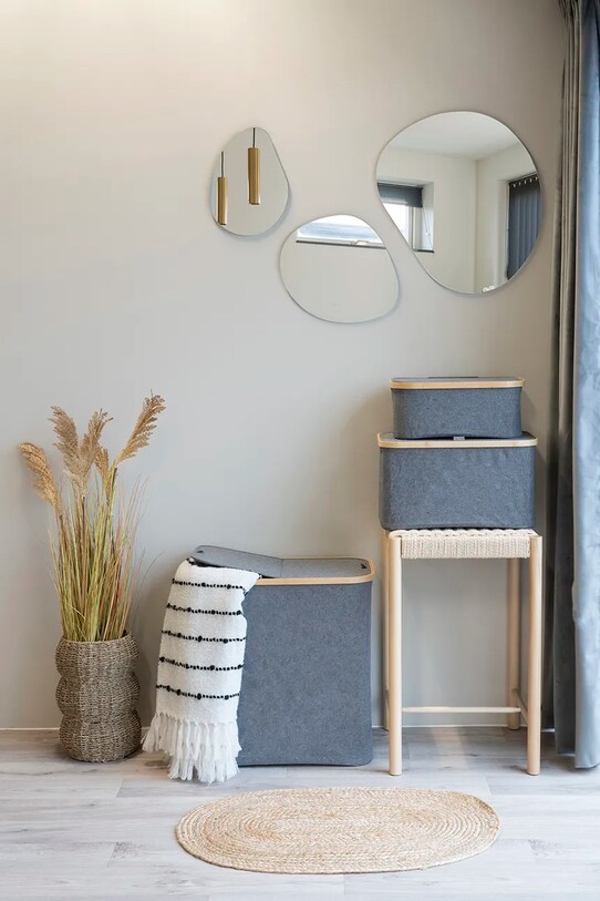 Nástěnné zrcadlo House Nordic Palermo 3-pack 4001570 průhledná AA00