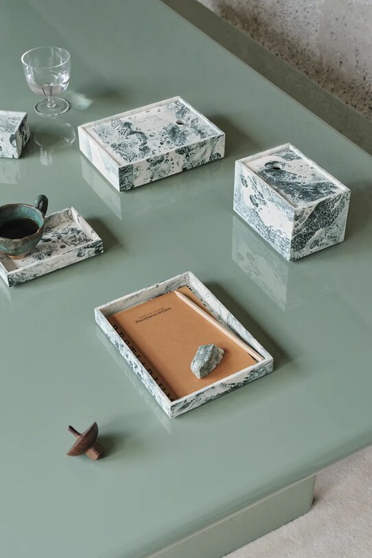 Nappali és hálószoba ferm LIVING tároló Mist Box 1104269934 fehér