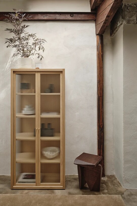 ferm LIVING stolik Silva 1104270195 brązowy