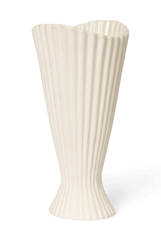 Dekoratívna váza ferm LIVING Fountain biela 1104269917