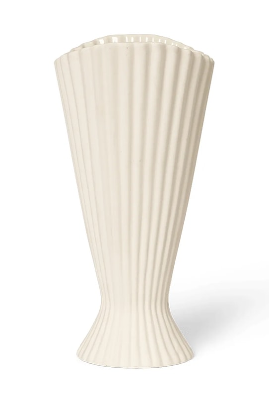 Dekoratívna váza ferm LIVING Fountain 1104269917 biela AA00