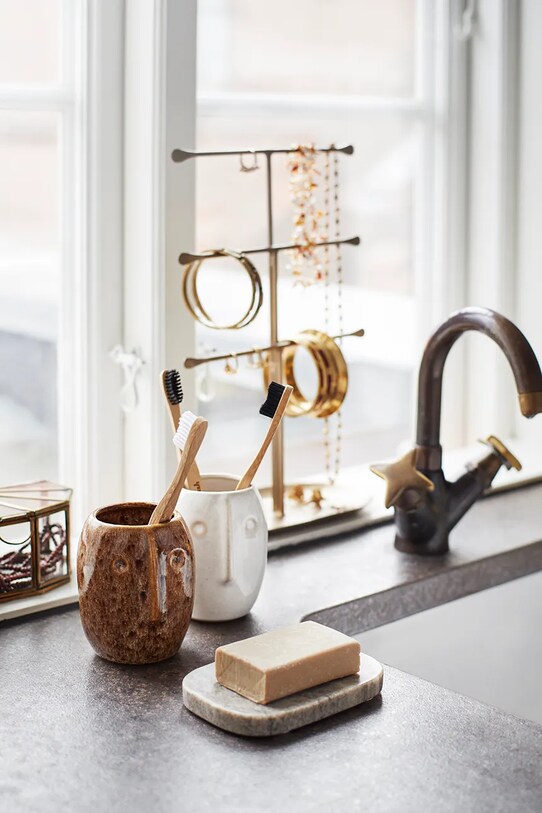 Kúpeľňa Podložka na mydlo Madam Stoltz Marble KT27519 viacfarebná