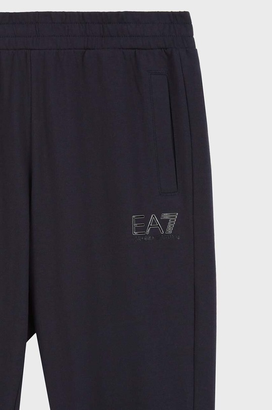 EA7 Emporio Armani trening de bumbac pentru copii bleumarin 8NBV51.BJ05Z