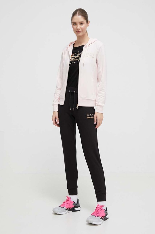 EA7 Emporio Armani tuta da ginnastica applique multicolore 8NTV51.TJ9RZ