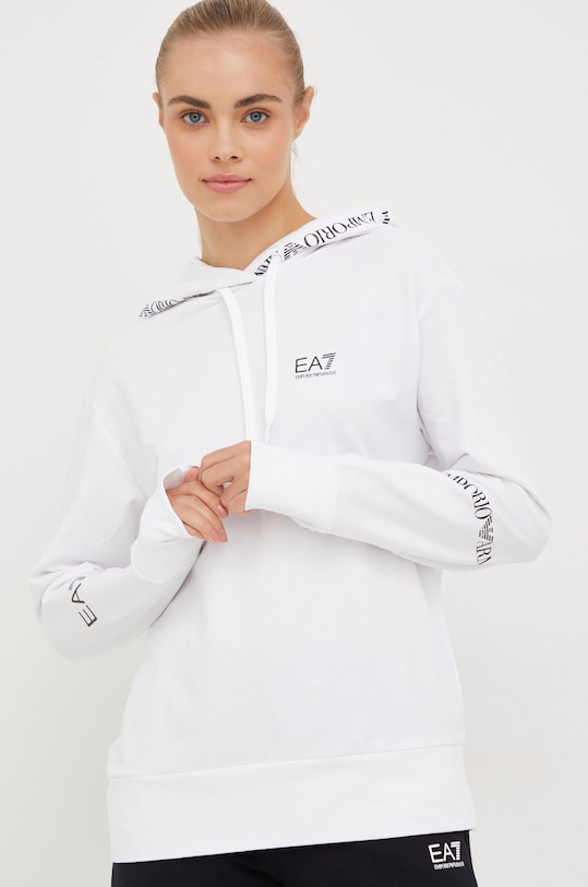 Tepláková souprava EA7 Emporio Armani pletenina bílá 8NTV52.TJCQZ.NOS