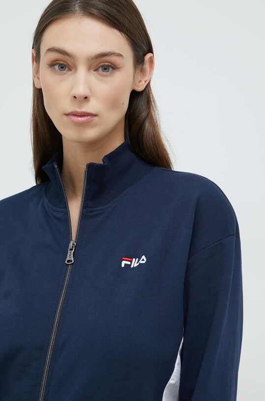 Βαμβακερή φόρμα Fila FPW4094 σκούρο μπλε