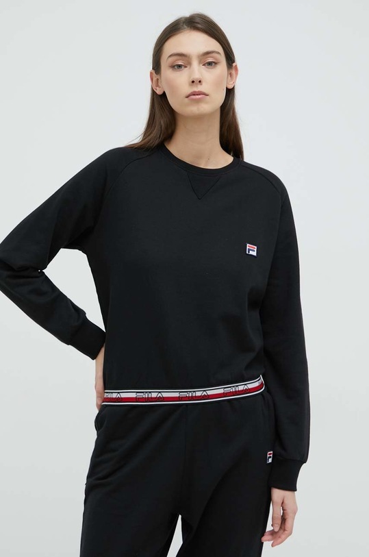 Oblečení Bavlněná tepláková souprava Fila FPW4095 černá