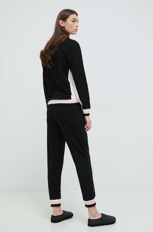 Fila dres lounge bawełniany czarny FPW4097