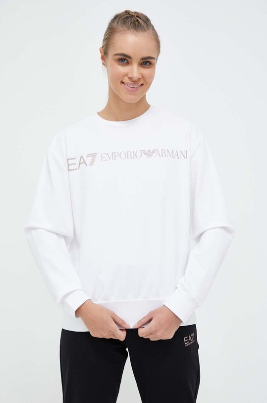 Odzież EA7 Emporio Armani dres 8NTV54.TJCQZ biały