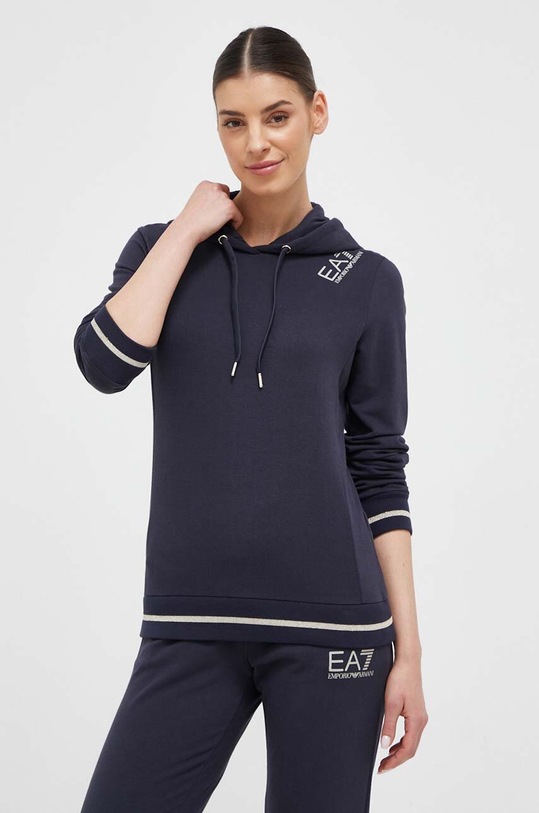 Odzież EA7 Emporio Armani dres lounge 8NTV56.TJCQZ granatowy