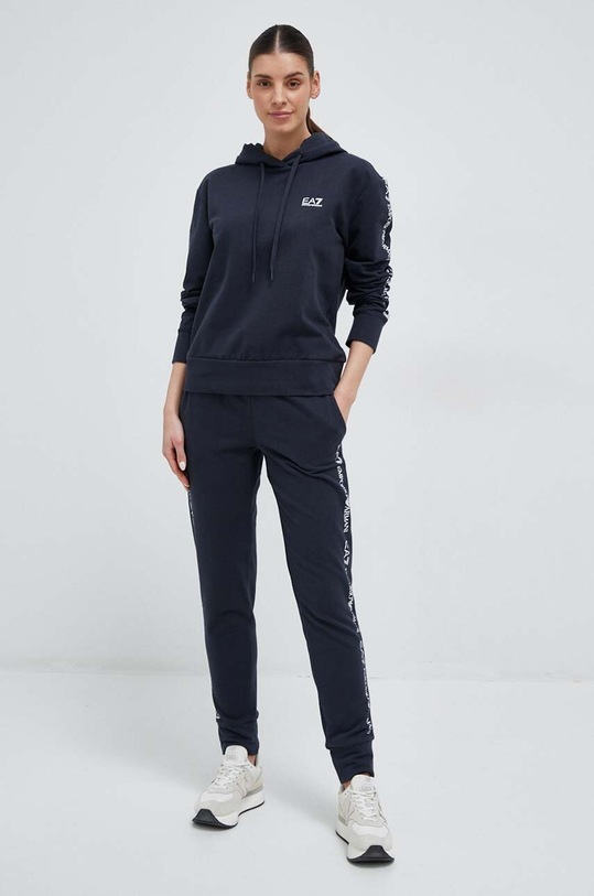 EA7 Emporio Armani dres dzianina granatowy 8NTV58.TJPLZ