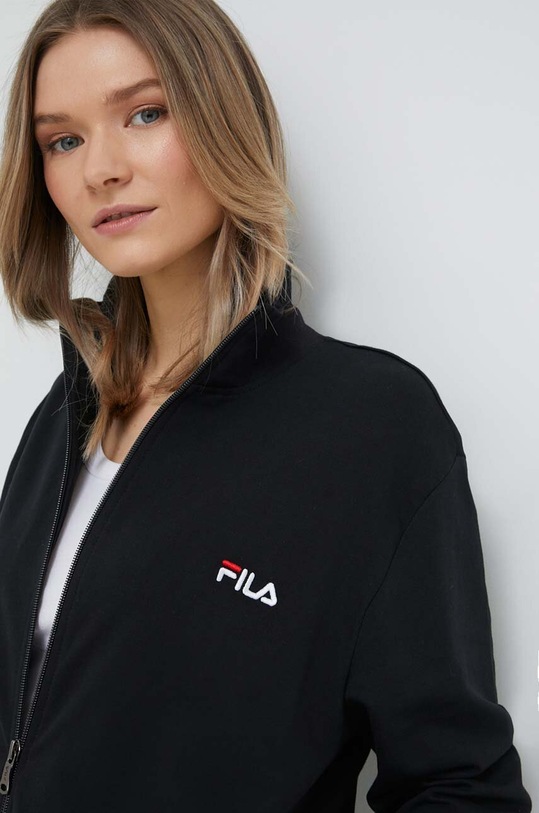 Bavlněná tepláková souprava Fila FPS4114 černá