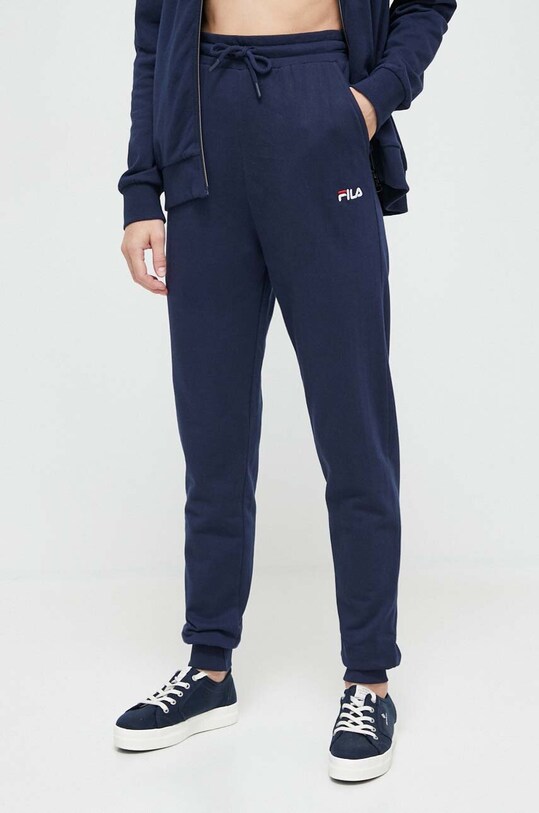 Хлопковый спортивный костюм Fila тёмно-синий FPW4129