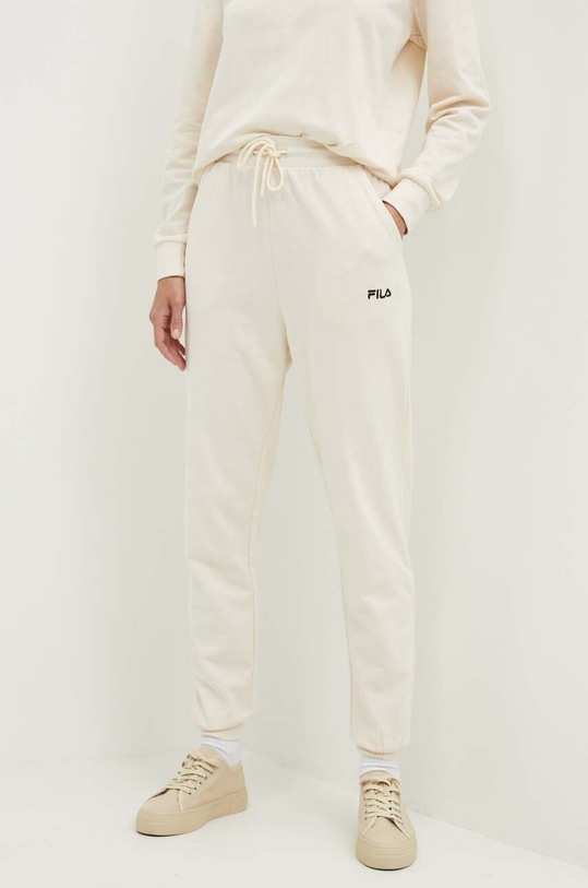 Odzież Fila dres bawełniany FPS4159 beżowy