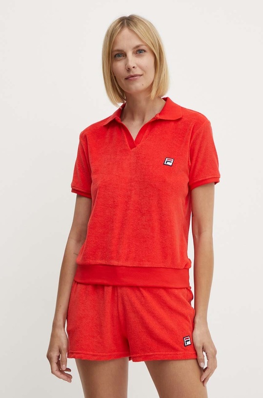 Fila komplet lounge dzianina czerwony FPS4164