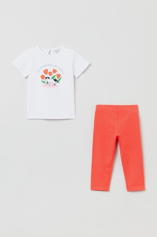 OVS komplet dziecięcy dzianina pomarańczowy 1470466.GIRL.9.36MONTHS