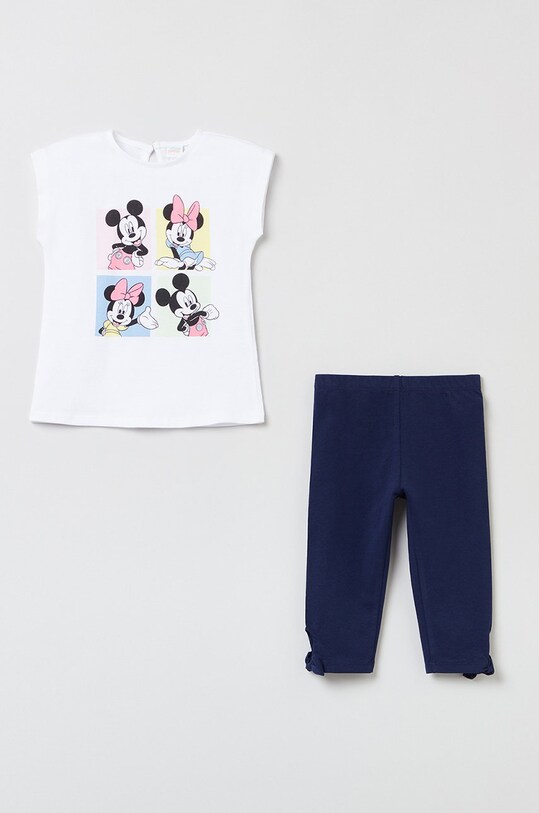 OVS komplet dziecięcy z elastanem granatowy 1487481.GIRL.9.36MONTHS