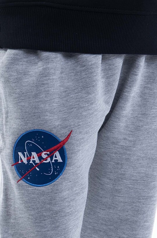Alpha Industries spodnie dresowe dziecięce Nasa Jogger szary 126704.17