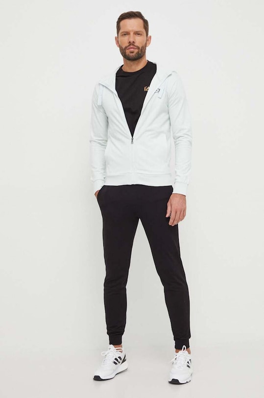 EA7 Emporio Armani trening din bumbac bumbac turcoaz 8NPV80.PJ05Z
