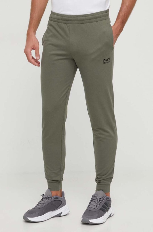 EA7 Emporio Armani dres bawełniany zielony 8NPV80.PJ05Z