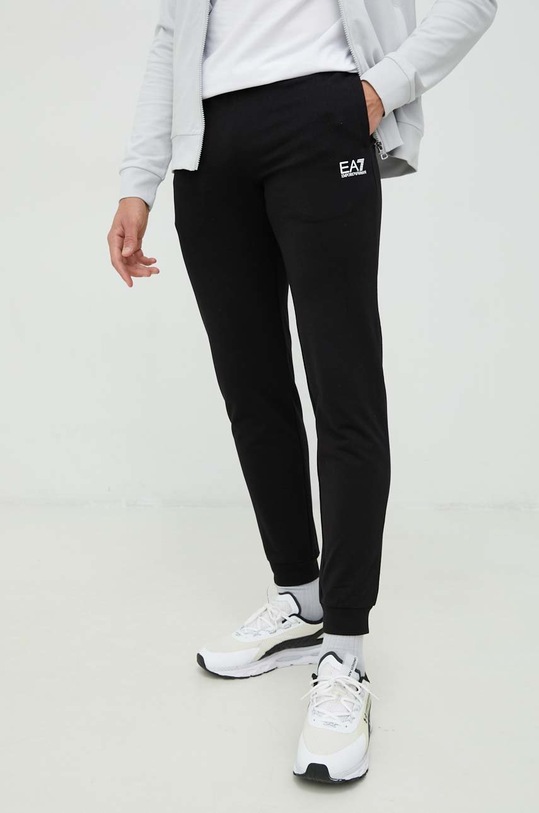 Дрехи Памучен анцуг EA7 Emporio Armani 8NPV80.PJ05Z сив
