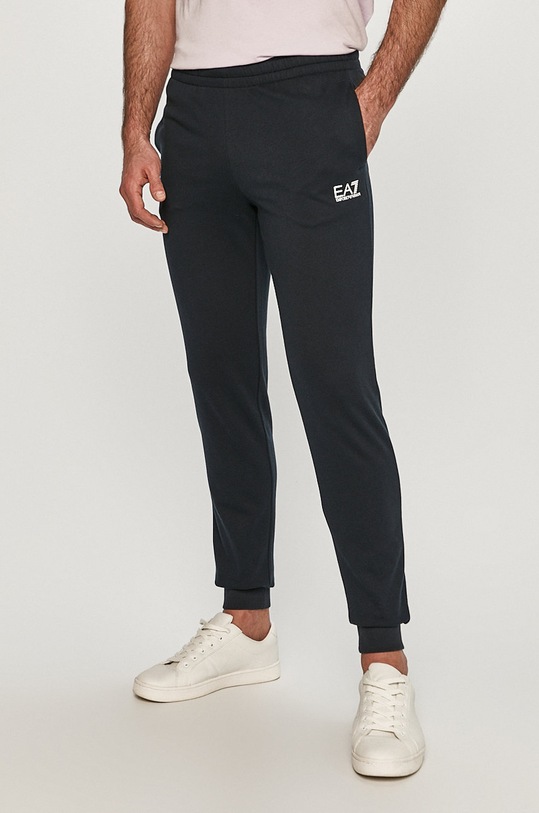 Бавовняний спортивний костюм EA7 Emporio Armani темно-синій 8NPV80.PJ05Z