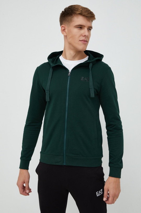 EA7 Emporio Armani dres bawełniany 8NPV80.PJ05Z zielony AA00