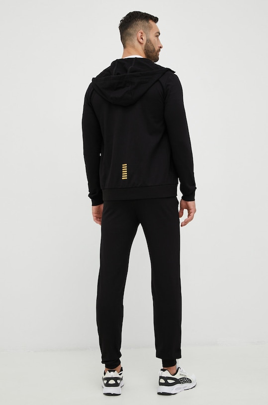 EA7 Emporio Armani dres bawełniany czarny 8NPV80.PJ05Z