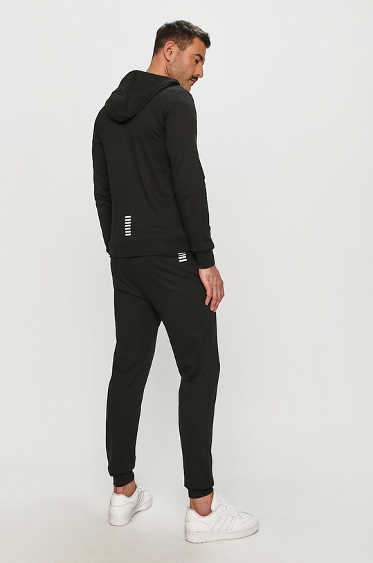 Pamučna trenirka EA7 Emporio Armani crna 8NPV80.PJ05Z