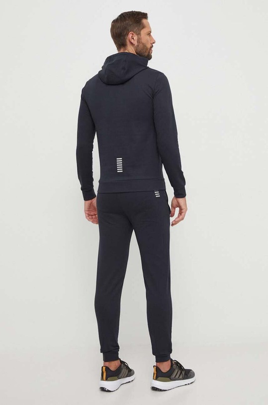 Bavlněná tepláková souprava EA7 Emporio Armani 8NPV81.PJ05Z námořnická modř AA00