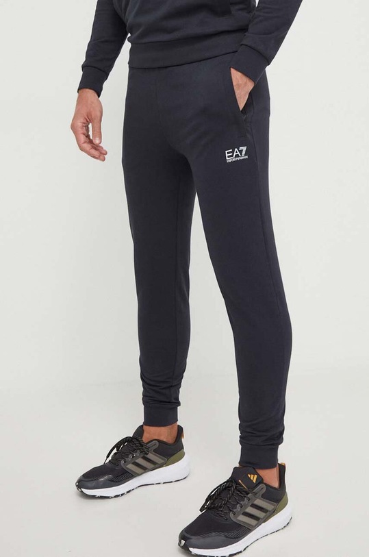 Bavlněná tepláková souprava EA7 Emporio Armani námořnická modř 8NPV81.PJ05Z