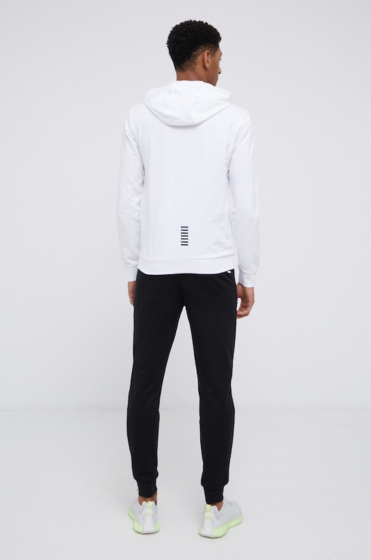 EA7 Emporio Armani dres bawełniany biały 8NPV81.PJ05Z