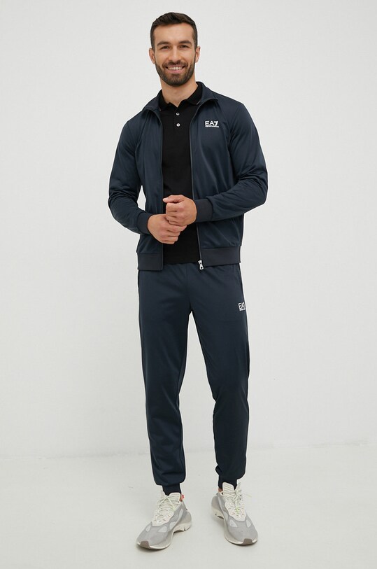 Спортивний костюм EA7 Emporio Armani тканина темно-синій 8NPV71.PJ08Z.NOS