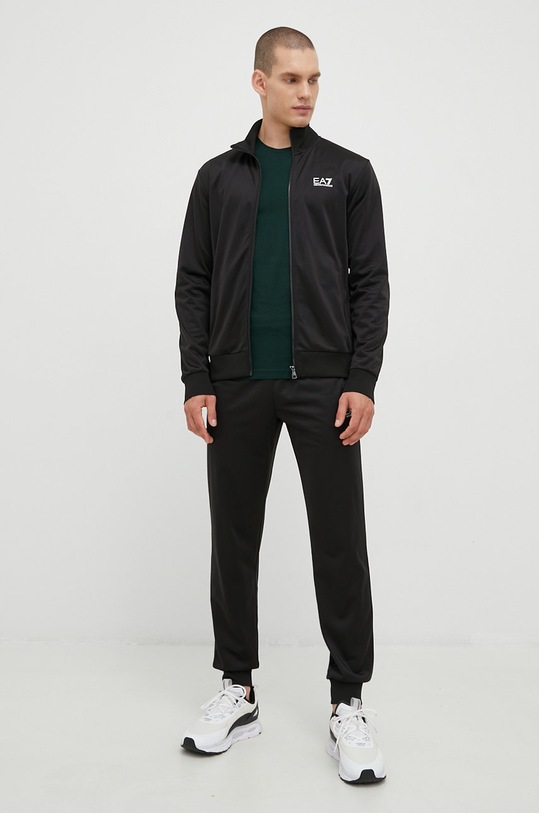 Tepláková souprava EA7 Emporio Armani látka černá 8NPV71.PJ08Z.NOS