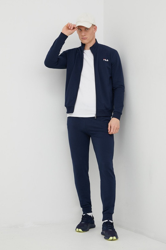 Fila dres FRENCH TERRY z elastanem granatowy FPS1089