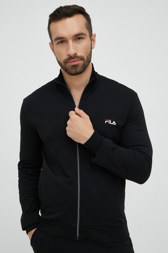 Odzież Fila dres lounge bawełniany FPW1105 czarny