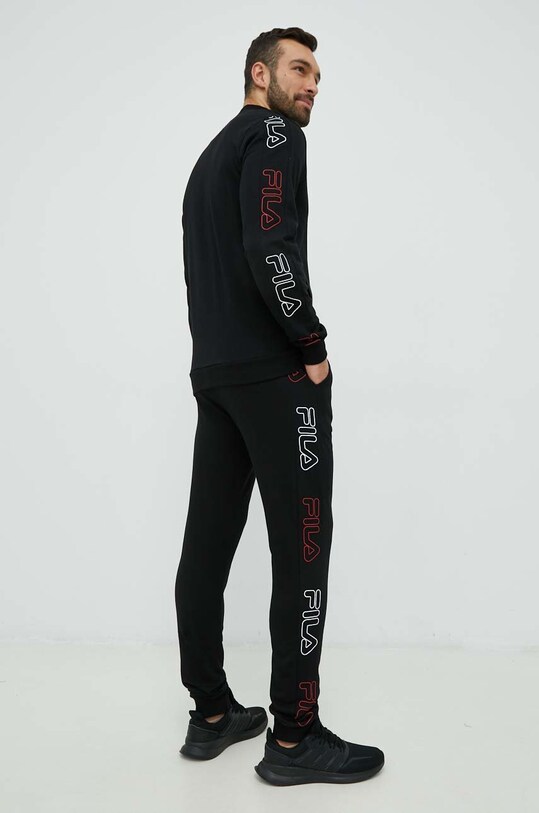 Fila dres lounge bawełniany czarny FPW1109