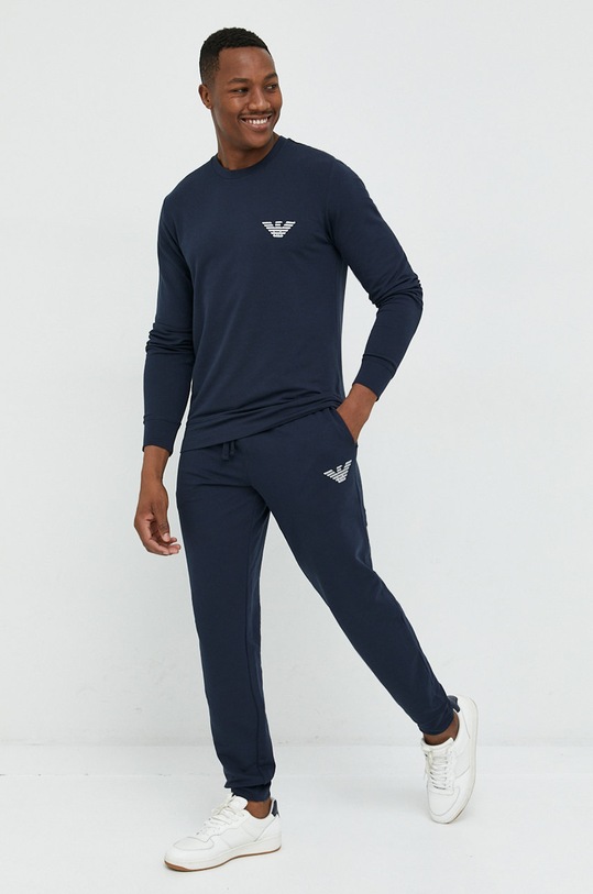 Emporio Armani Underwear dres z elastanem granatowy 111943.CC575